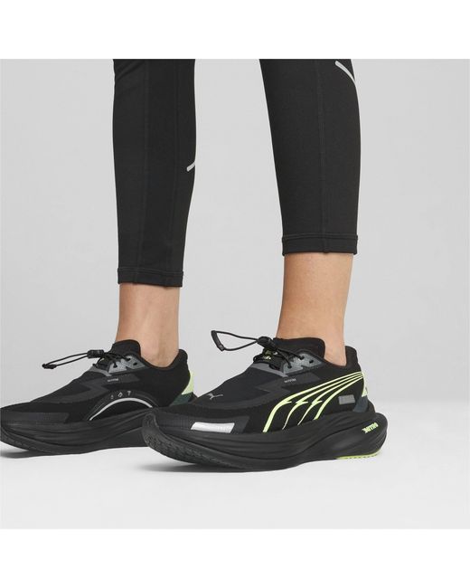 PUMA Black Deviate Nitro Trail Running Shoes