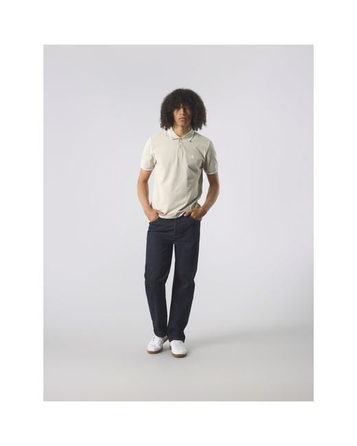 Pretty Green White Barton Short-Sleeve Polo Shirt for men