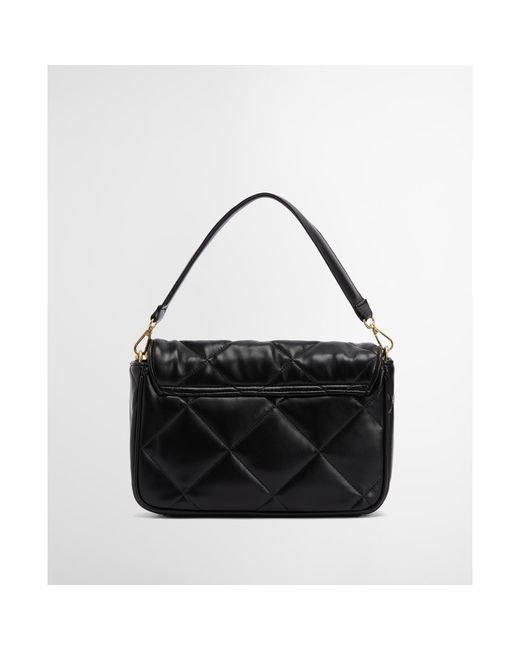 Barbour Black Soft Quilted Shoulder Bag
