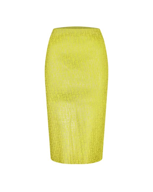 DIESEL Yellow Ikaria Gona Skirt