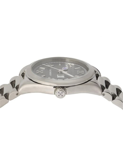 Off-White c/o Virgil Abloh Metallic Crossing Watch