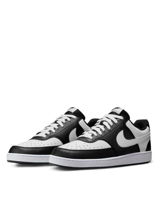 Nike Black Court Vision Low Trainers for men