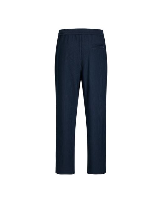 Jack & Jones Blue Lawrence Straight Leg Trouser for men