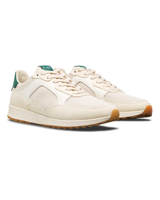 CLAE White Adults Low-Top Trainers