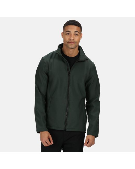 Regatta Green Ablaze Printable Softshell Jacket for men