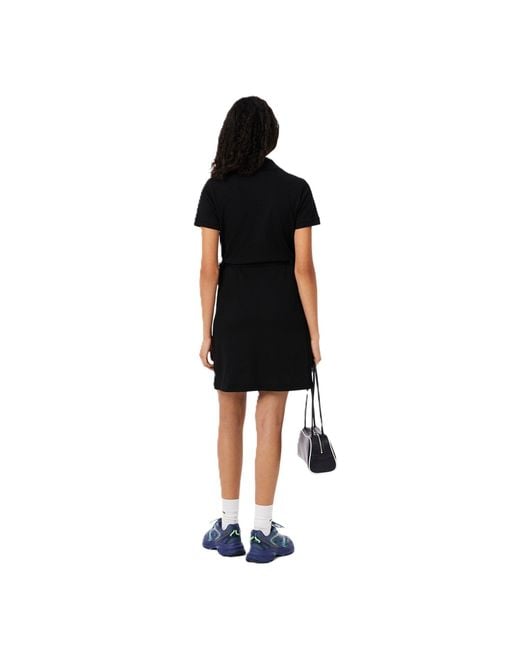 Lacoste Black Wrap Dress