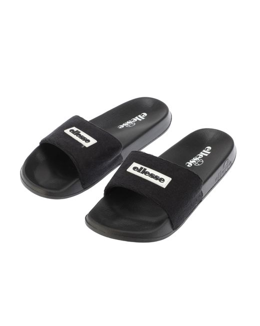 Ellesse Black Laxxes Water Resistant Pool Sliders for men