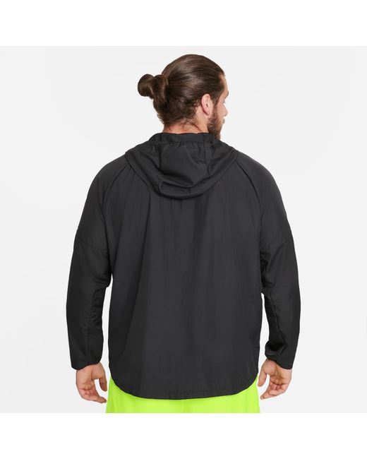 Nike Blue Miler Repel Running Jacket for men