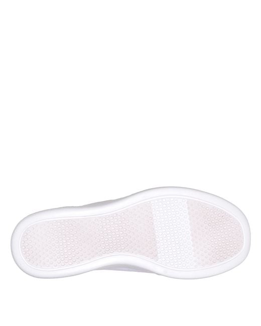 Skechers White Bobs Skipper Keep It Sweet Slip On Trainers