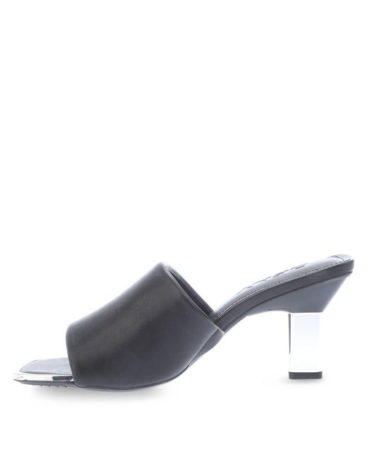 DKNY Black Kaye Heeled Mule