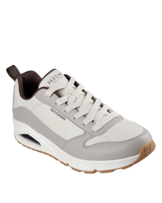 Skechers White Uno Stand On Air Trainers for men