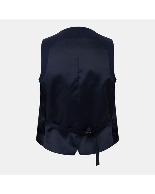 Twisted Tailor Blue Ellroy Slim Waistcoat for men