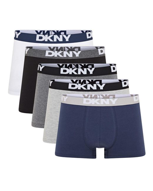 DKNY Blue 5 Pack Trunks Portland for men