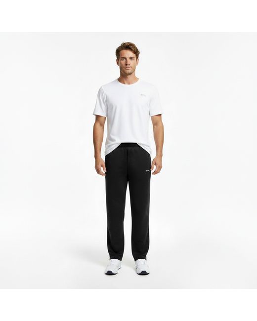 Slazenger 1881 Black Open Hem Fleece Pants for men