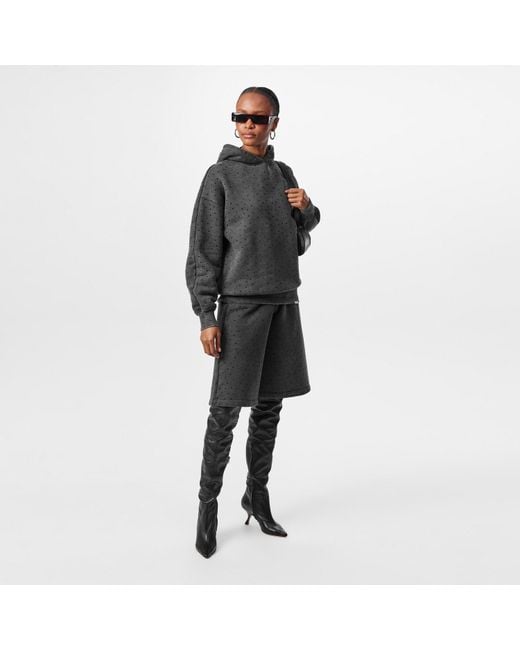 Represent Black Rep Spark Nappa Leather Shorts