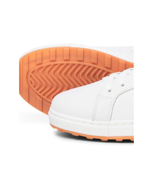 Jack & Jones White And Pu Sneaker for men