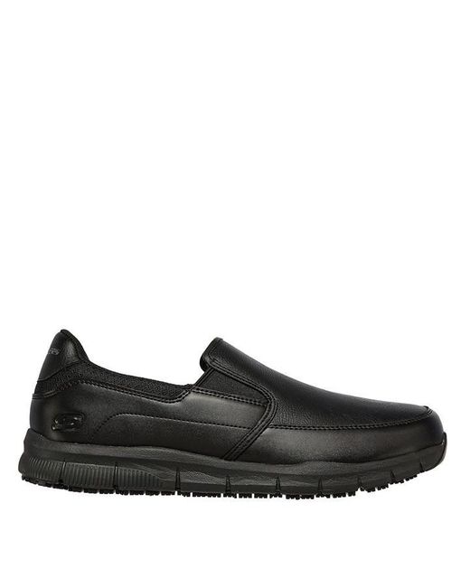 Skechers Black Work Relaxed Fit: Nampa for men