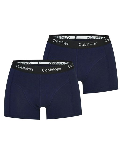 Calvin Klein Blue 2 Pack Trunks for men