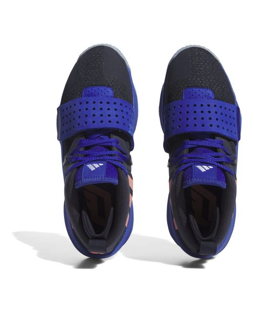 Adidas Blue Dame Basketball Trainers for men