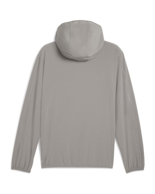 PUMA Gray Flex Woven Tracksuit Top for men