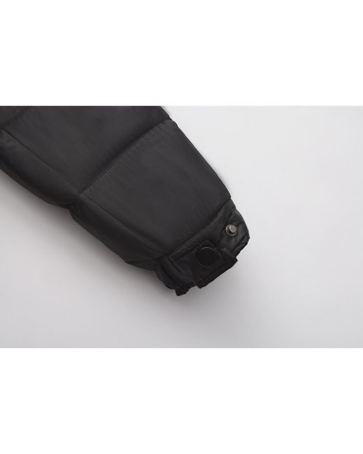 Firetrap Black Duck Down Knee Length Hooded Down Jacket