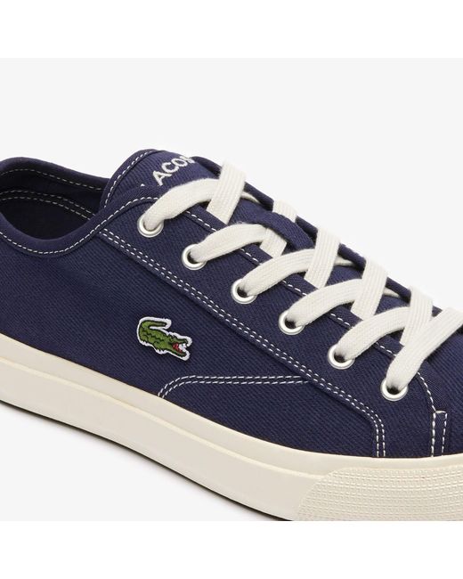 Lacoste Blue Backcourt Trainers for men