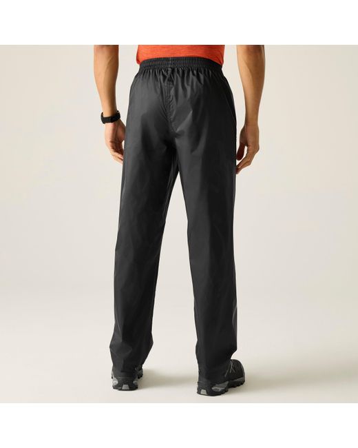 Regatta Black Waterproof Trousers for men