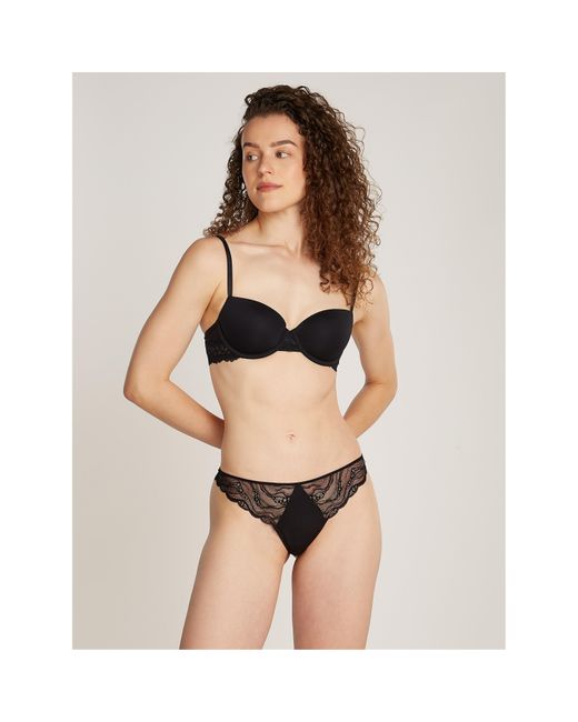 Calvin Klein Black Balconette Bra