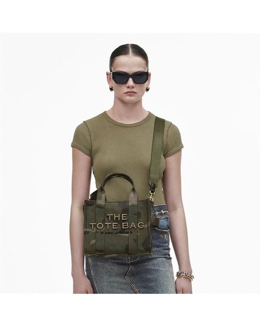 Marc Jacobs Green Marc Sml Camo Tote Ld43
