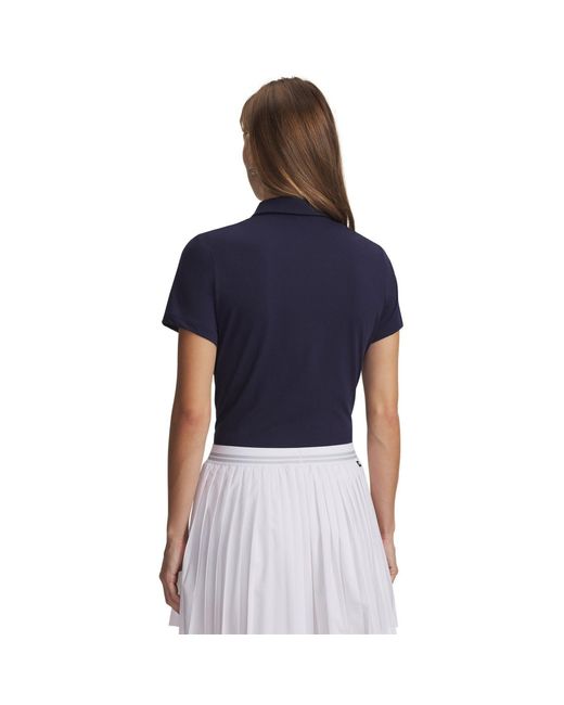 Under Armour Blue Armourdry Short Sleeve Polo Midnight Midnight