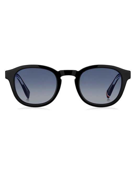 Tommy Hilfiger Blue Round Sunglasses for men