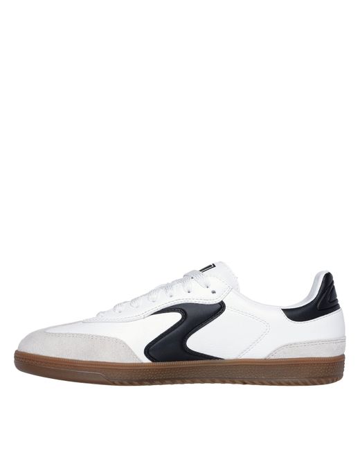 Skechers White Hotshot Low-Top Trainers