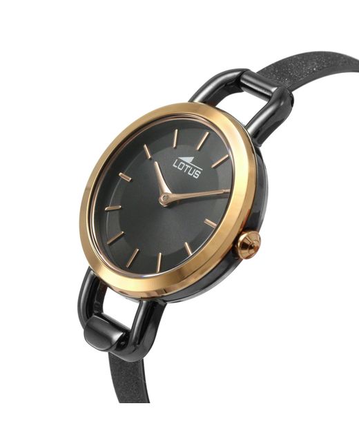 Lotus Metallic Stainless Steel Sports Analogue Quartz Watch