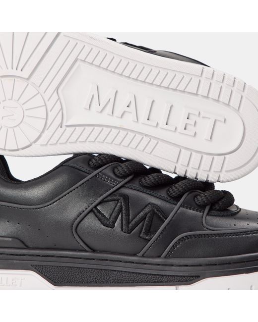 Mallet Black Clayton Low-Top Trainers for men
