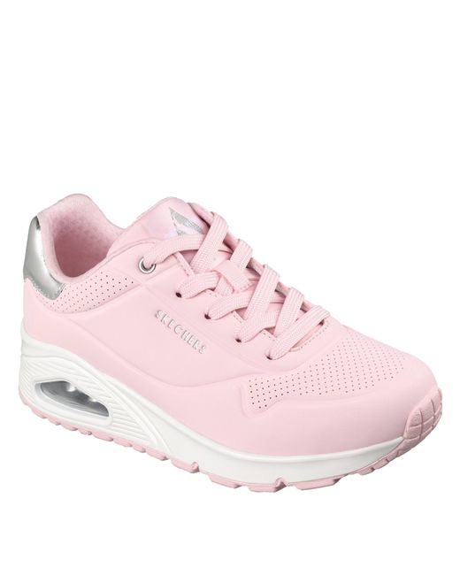 Skechers Pink Uno Stand On Air Trainers