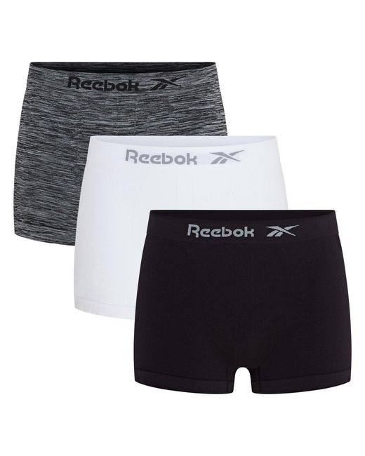 Reebok White 3 Pack Seamless Boxers Dale for men