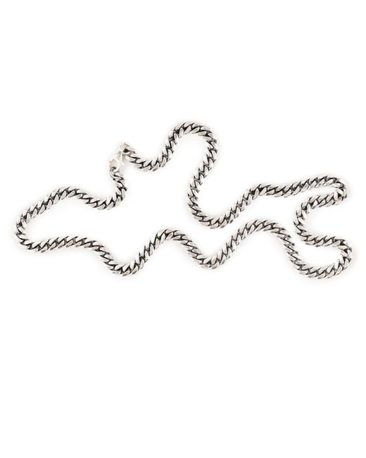 Serge Denimes Metallic Curb Chain Necklace for men
