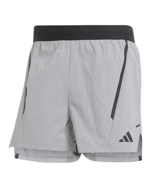 Adidas Gray D4T Pro Series Adistrong Workout Shorts for men