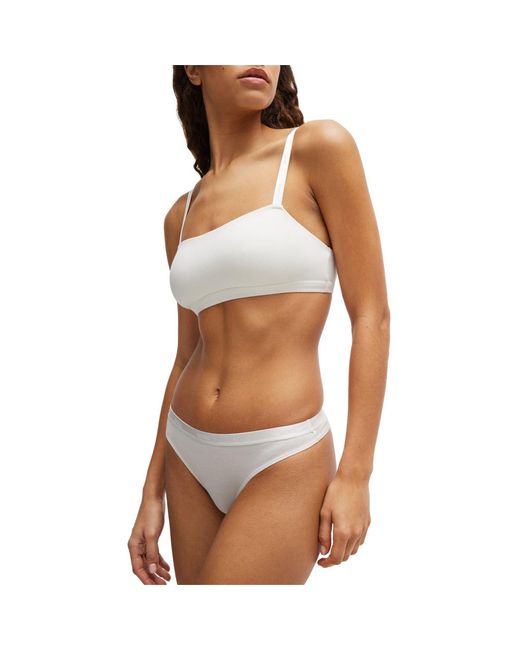 Boss White Thong Ci 10253667 01