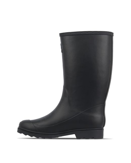 Gelert Black Fur Lined Welly Boot