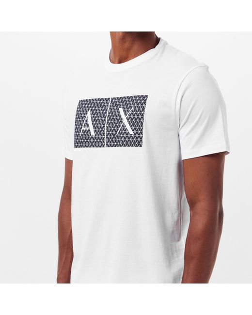ARMANI EXCHANGE White T-Shirt for men