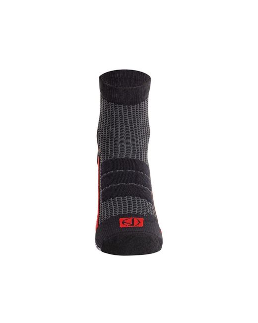Absolute 360 Blue Performance Running Socks: Quarter