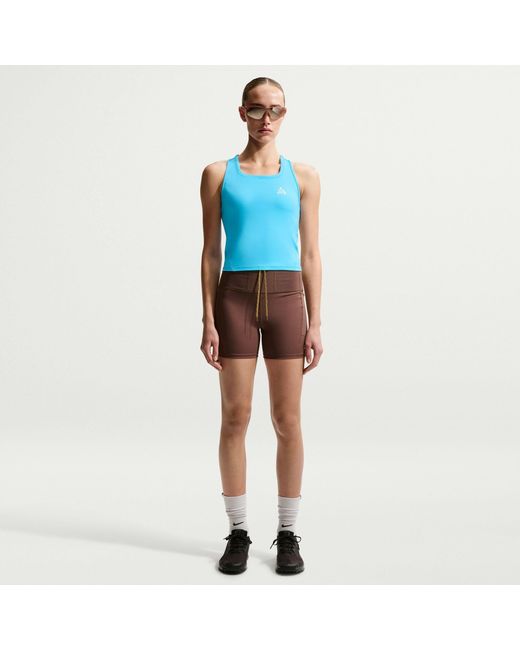 Nike Blue Acg Dri-Fit Trail Running Tank Top