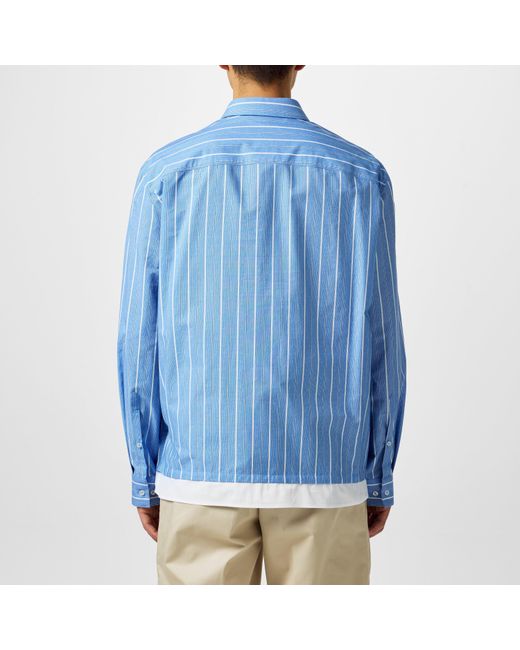 Neil Barrett Blue Double Shirt for men