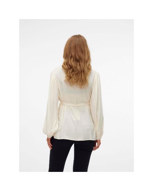 Mama.licious White Maternity Long Sleeve Blouse