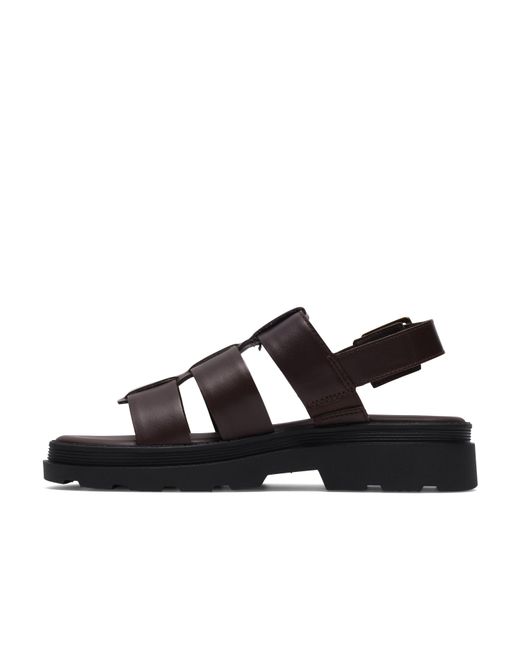 Clarks Black Flat Sandals