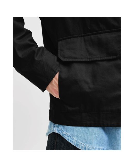 Jack & Jones Black Utility Barn Jacket for men