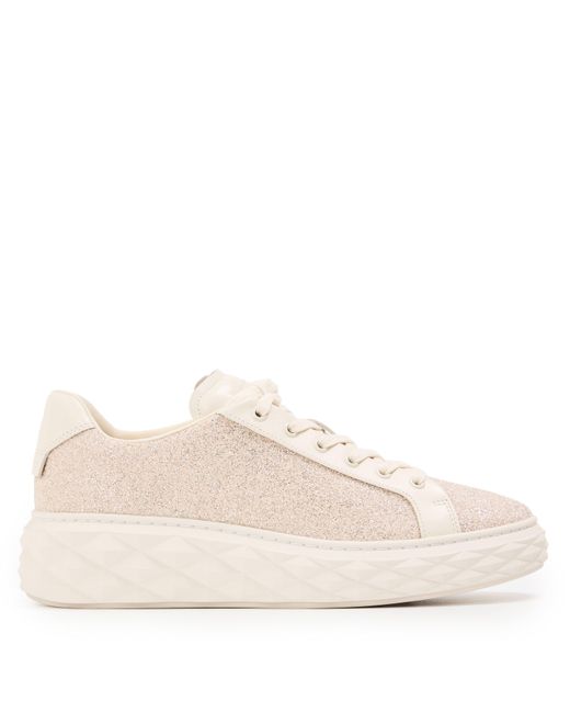 Jimmy Choo Pink Diamond Light Maxi Trainers