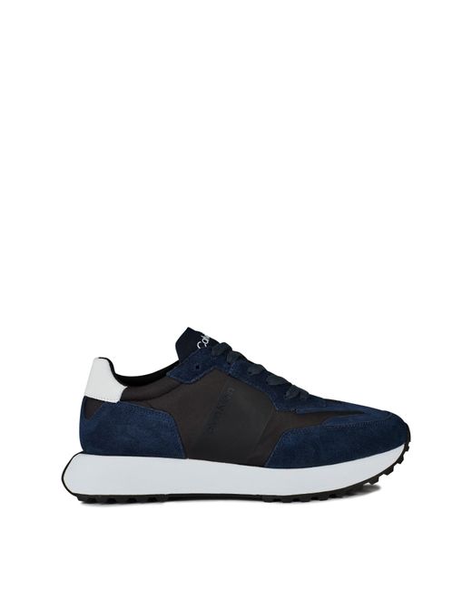 Calvin Klein Blue Suede Trainers for men