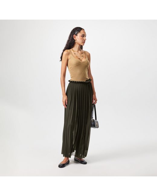 AMI Green Maxi Skirt